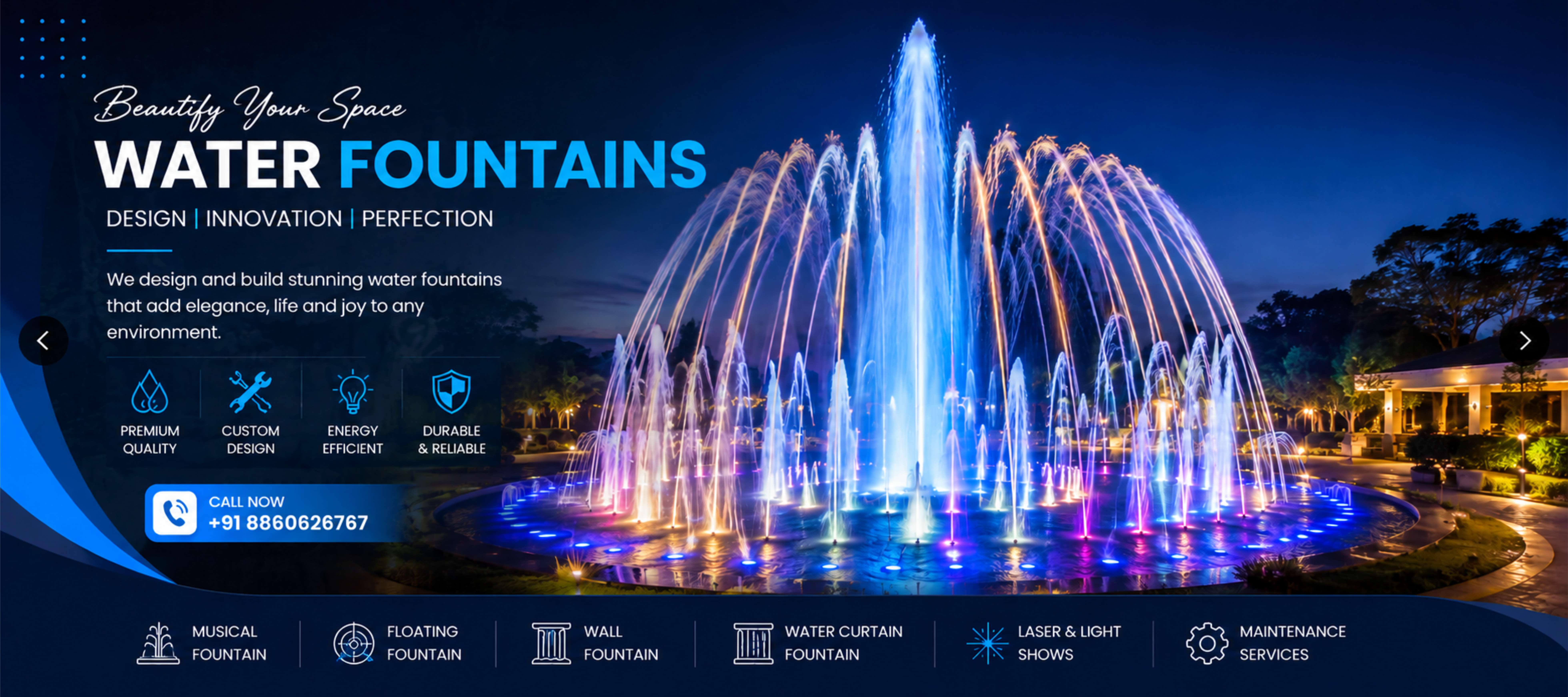 Ring Programmable Water Fountain